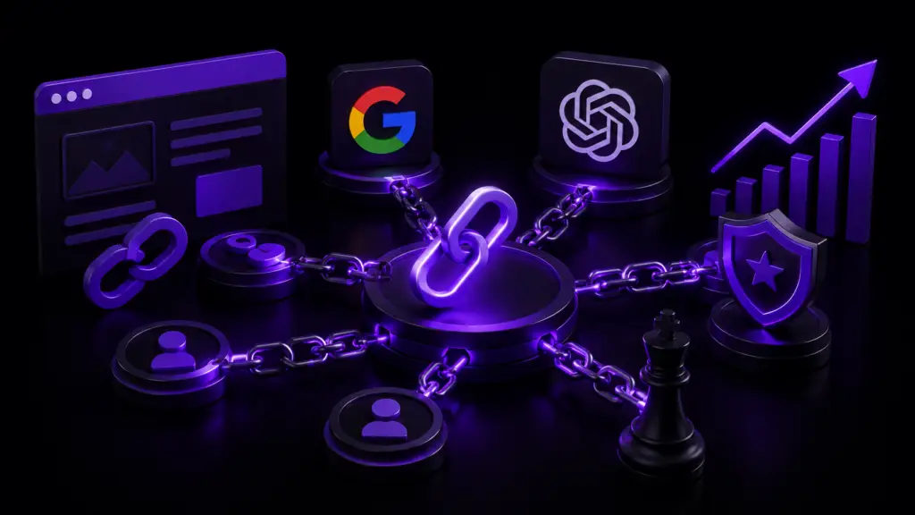 Estratégia de backlinks: como reforçar a sua autoridade perante o Google, o ChatGPT e a sua imagem de marca