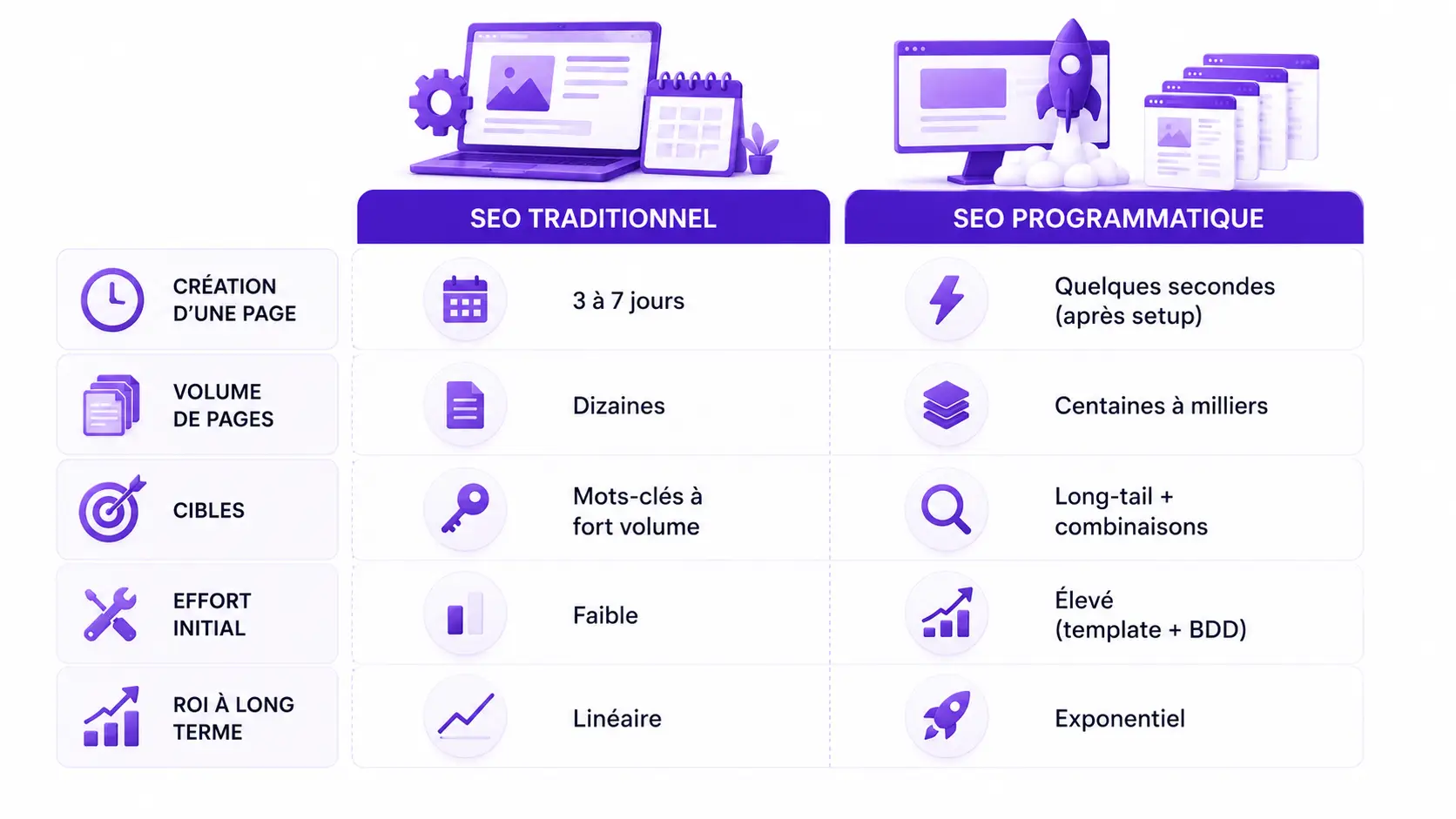 SEO tradizionale vs SEO programmatico