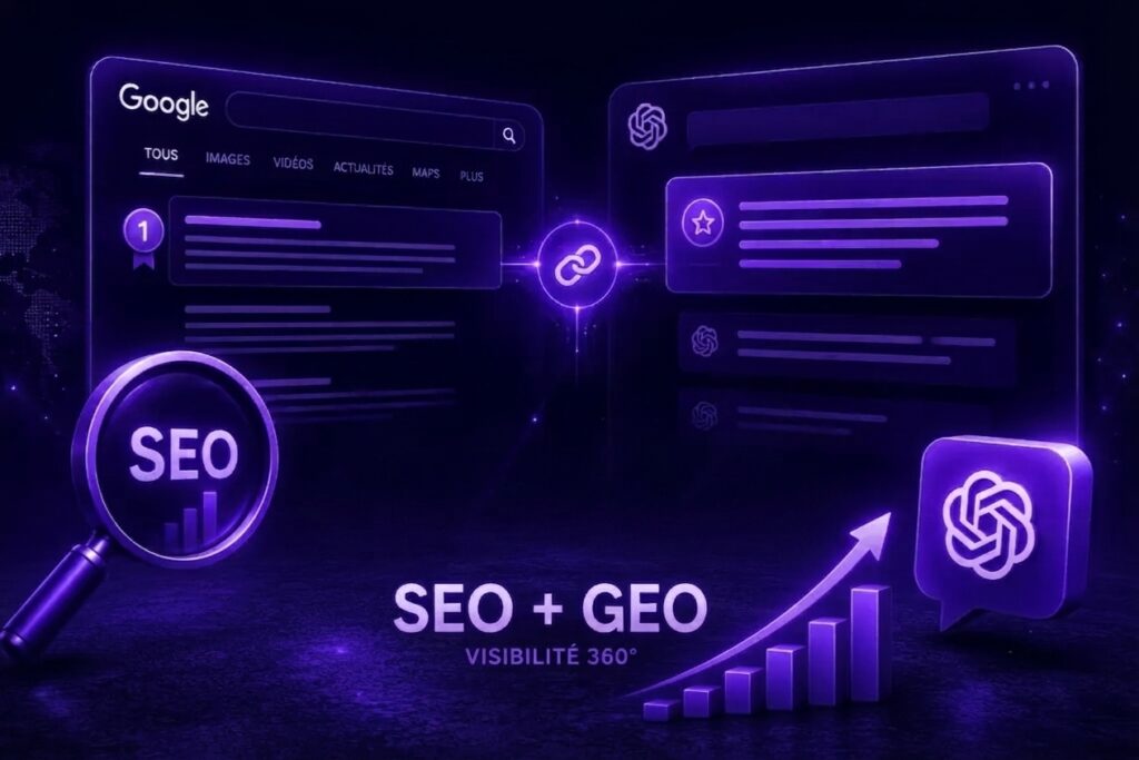 Estratégia de SEO e GEO para aparecer no Google e nas IA