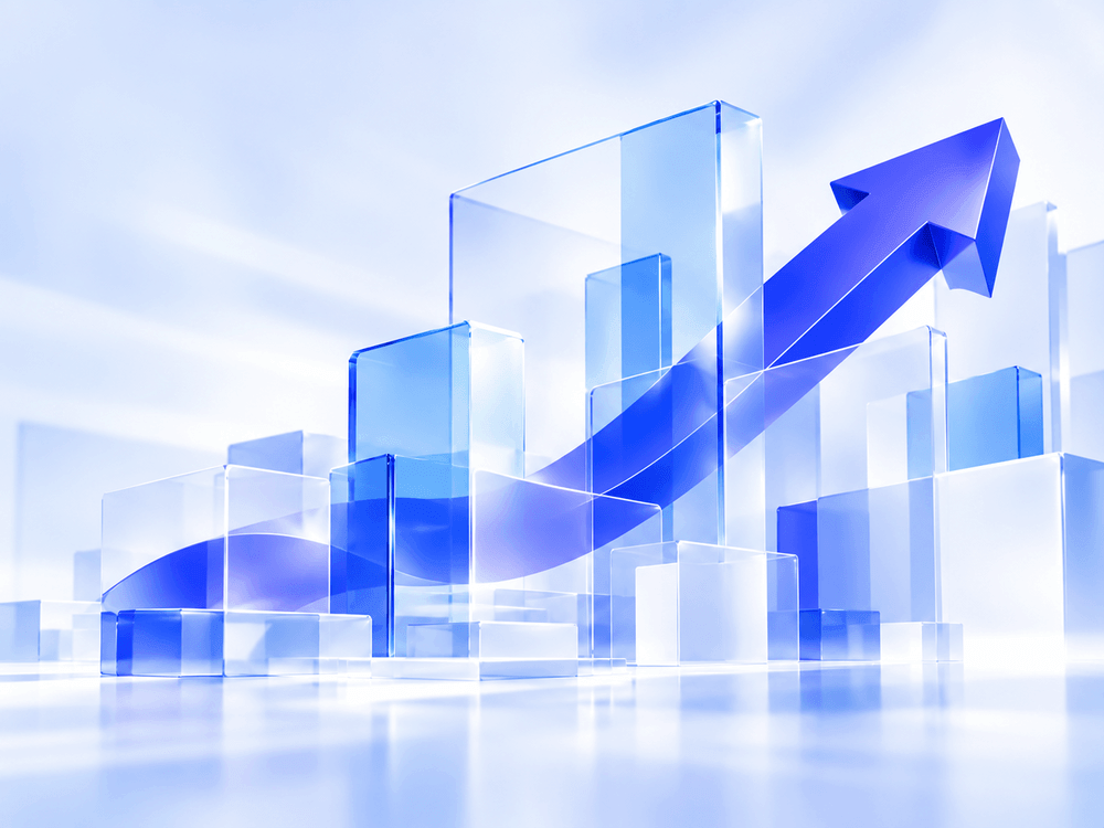 Illustration de croissance Rank-Up