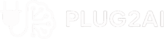 Logo Plug2AI, agence IA et data : site internet et référencement naturel par Rank-Up