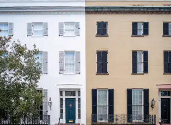 La façade de l'immeuble
